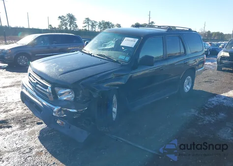 2002 Toyota 4Runner Sr5 V6 из США, поврежденный, VIN JT3HN86R229074693